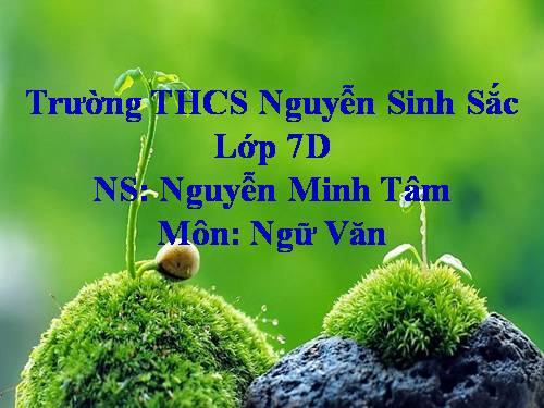 Bài 13. Luyện nói: Phát biểu cảm nghĩ về tác phẩm văn học