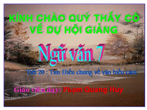 Bài 5. Tìm hiểu chung về văn biểu cảm