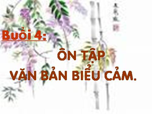 Bài 14. Ôn tập văn bản biểu cảm