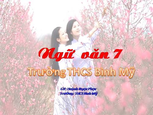 Bài 15. Mùa xuân của tôi