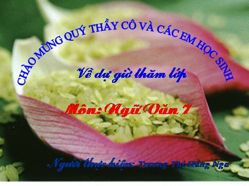 Bài 14. Một thứ quà của lúa non: Cốm