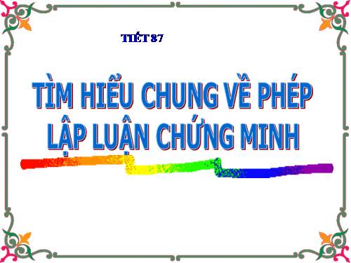 Bài 21. Tìm hiểu chung về phép lập luận chứng minh