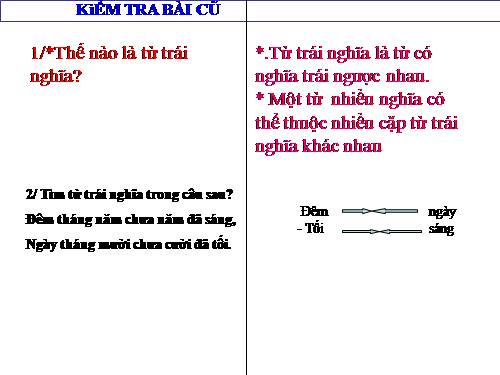 Bài 11. Từ đồng âm