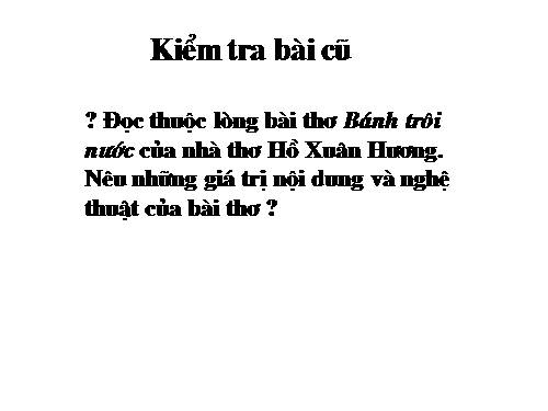 Bài 8. Qua Đèo Ngang