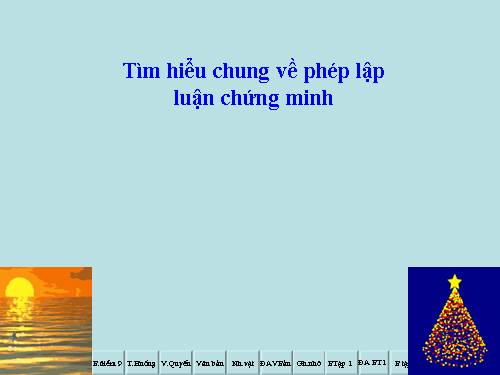 Bài 21. Tìm hiểu chung về phép lập luận chứng minh