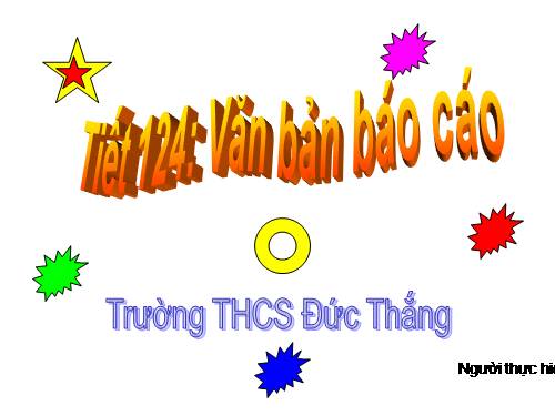 Bài 30. Văn bản báo cáo