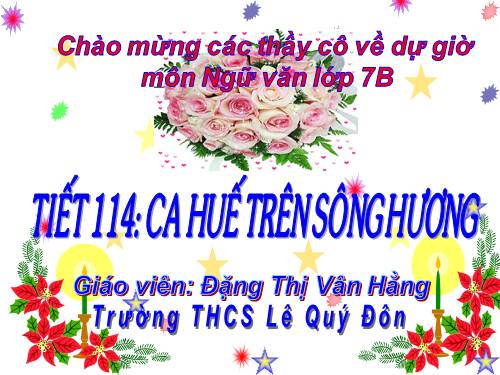 Bài 28. Ca Huế trên sông Hương