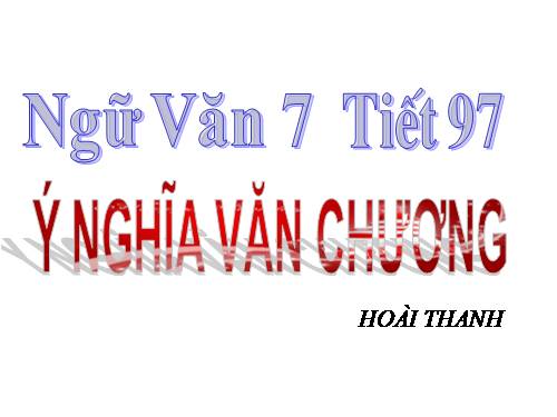 Bài 24. Ý nghĩa văn chương