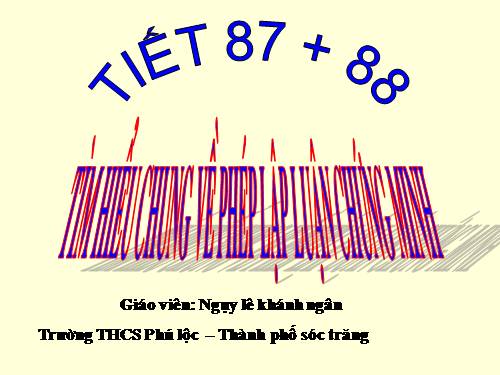 Bài 21. Tìm hiểu chung về phép lập luận chứng minh