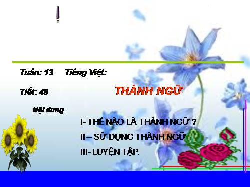 Bài 12. Thành ngữ