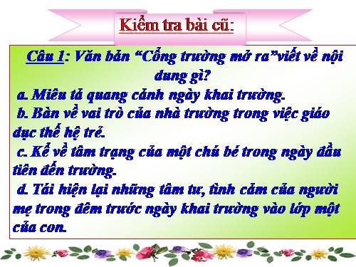 Bài 2. Cuộc chia tay của những con búp bê