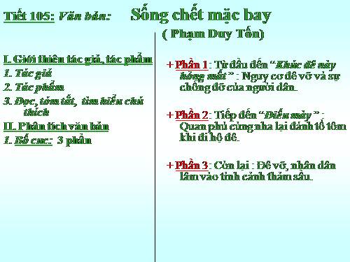 Bài 26. Sống chết mặc bay