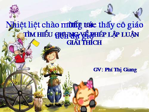 Bài 25. Tìm hiểu chung về phép lập luận giải thích