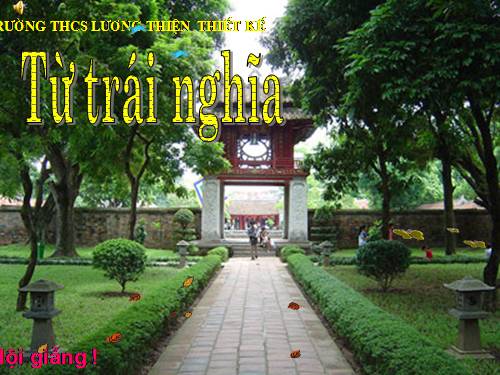 Bài 10. Từ trái nghĩa
