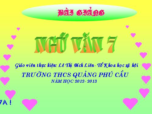 Bài 11. Từ đồng âm