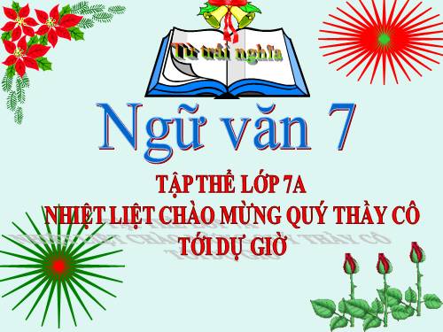 Bài 10. Từ trái nghĩa