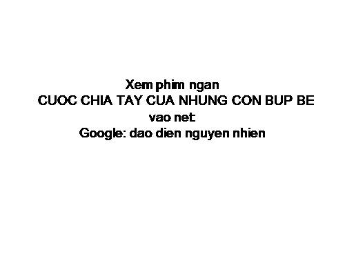 Bài 2. Cuộc chia tay của những con búp bê