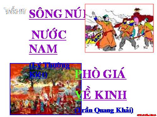 Bài 5. Sông núi nước Nam (Nam quốc sơn hà)