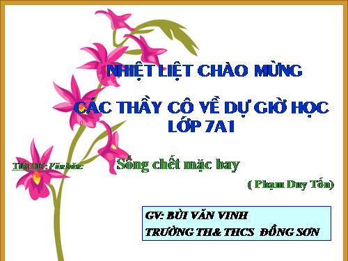 Bài 26. Sống chết mặc bay