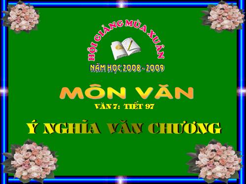 Bài 24. Ý nghĩa văn chương