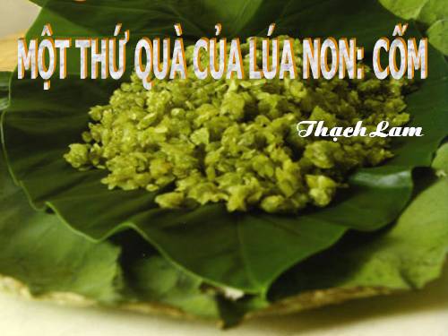 Bài 14. Một thứ quà của lúa non: Cốm