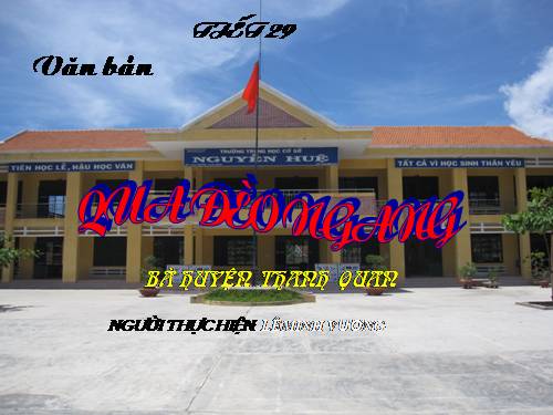 Bài 8. Qua Đèo Ngang