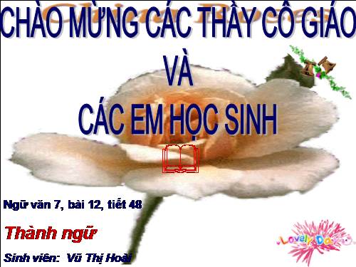 Bài 12. Thành ngữ