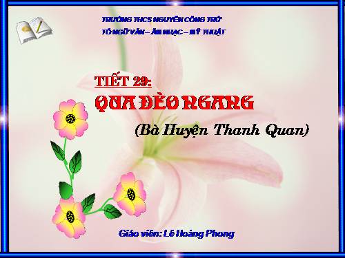 Bài 8. Qua Đèo Ngang