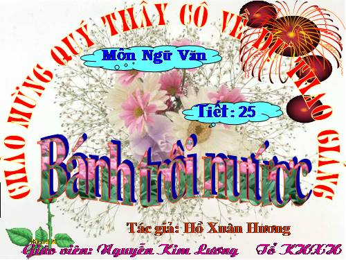 Bài 7. Bánh trôi nước