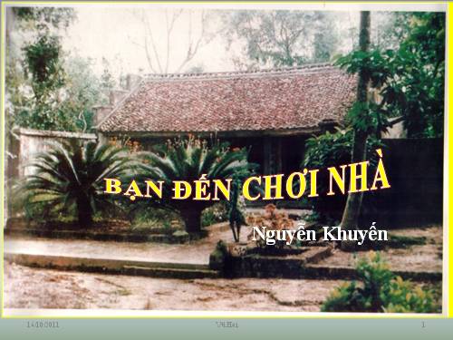 Bài 8. Bạn đến chơi nhà