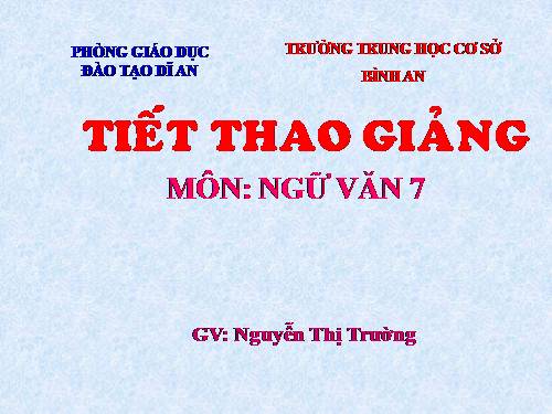 Bài 6. Từ Hán Việt (tiếp theo)