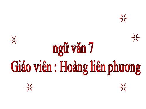 Bài 20. Câu đặc biệt