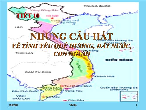 Bài 3. Những câu hát về tình yêu quê hương, đất nước, con người