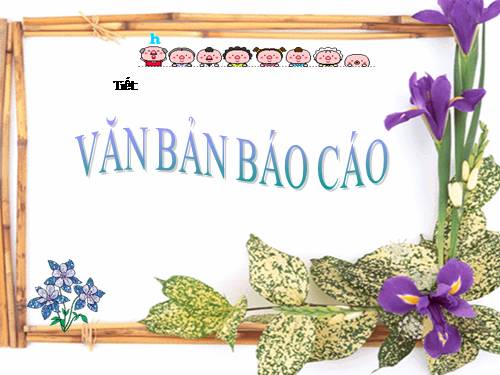 Bài 30. Văn bản báo cáo