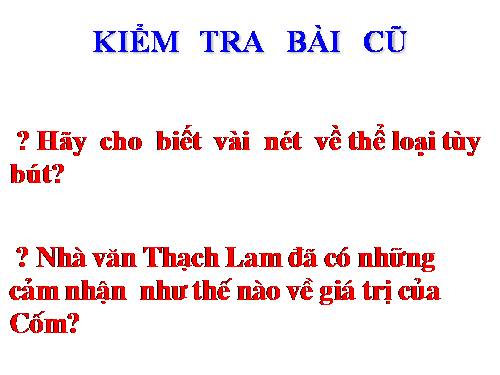 Bài 15. Mùa xuân của tôi