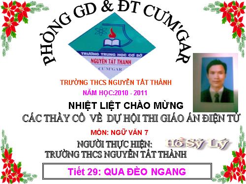 Bài 8. Qua Đèo Ngang