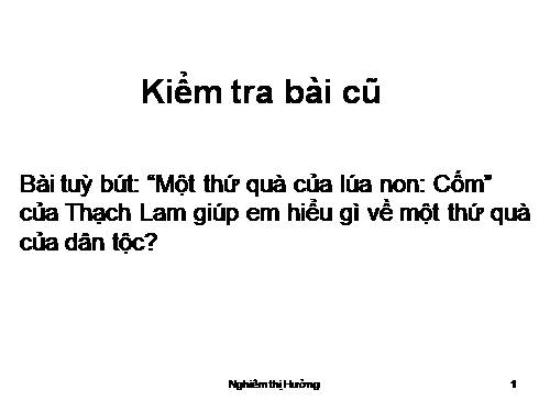 Bài 15. Mùa xuân của tôi