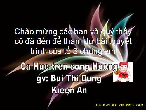 Bài 28. Ca Huế trên sông Hương