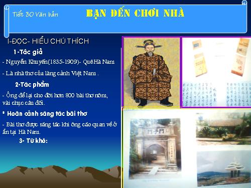 Bài 8. Bạn đến chơi nhà