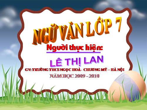 Bài 15. Mùa xuân của tôi