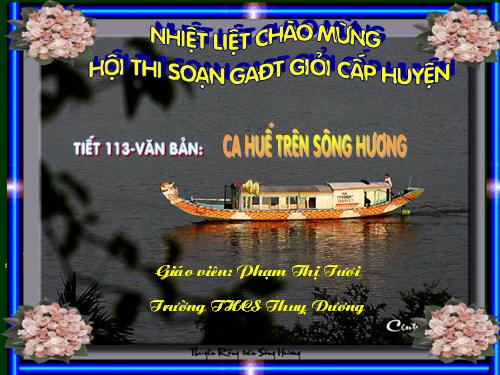 Bài 28. Ca Huế trên sông Hương