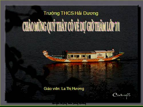 Bài 28. Ca Huế trên sông Hương