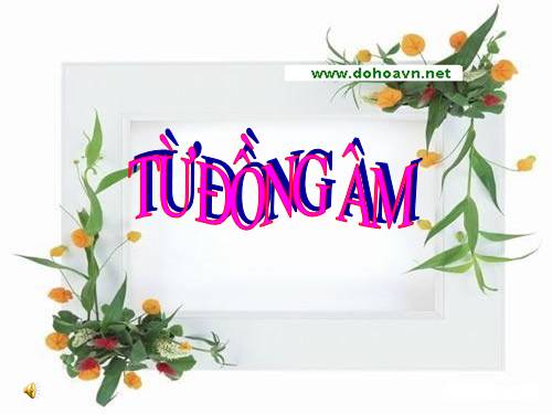 Bài 11. Từ đồng âm