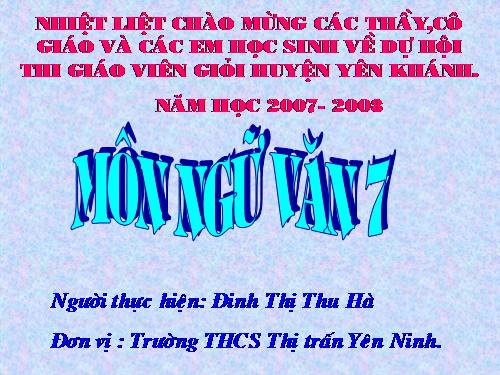 Bài 15. Mùa xuân của tôi