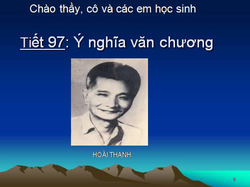 Bài 24. Ý nghĩa văn chương