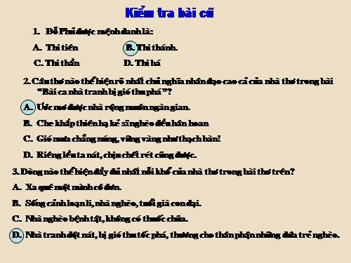 Bài 12. Cảnh khuya