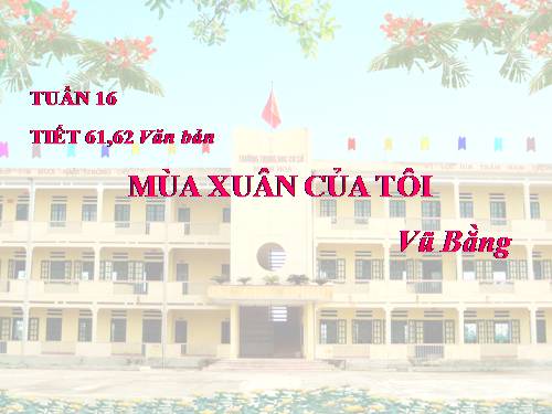 Bài 15. Mùa xuân của tôi
