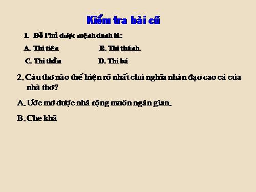 Bài 12. Cảnh khuya