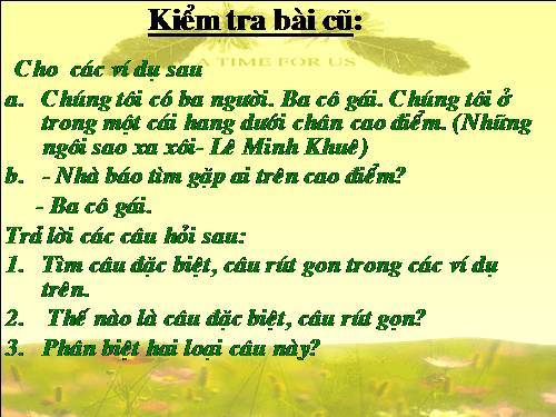 Bài 21. Thêm trạng ngữ cho câu