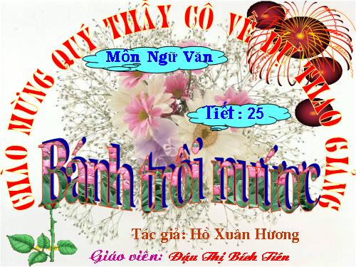 Bài 7. Bánh trôi nước